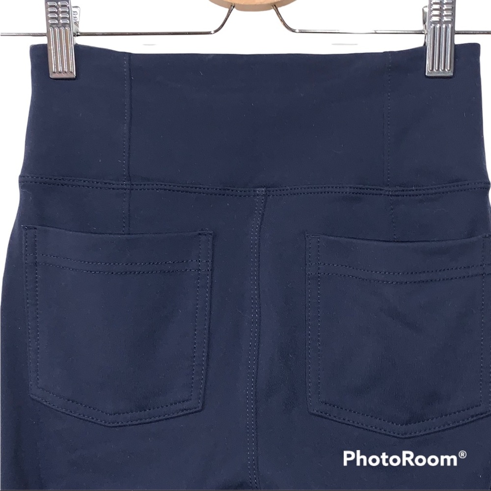 Athleta Metro High Waist Leggings Activewear Navy Blue Sz XXS - Picture 4 of 9